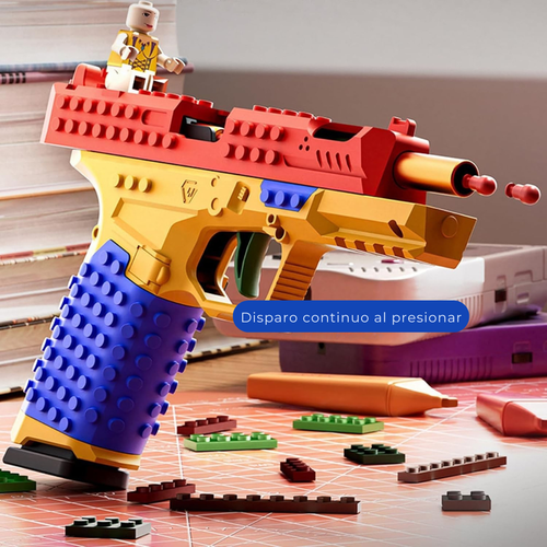 Bricknova -  Pistola Construible de Lego