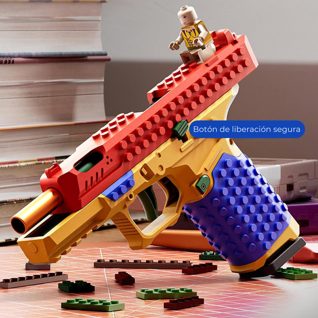 Bricknova -  Pistola Construible de Lego