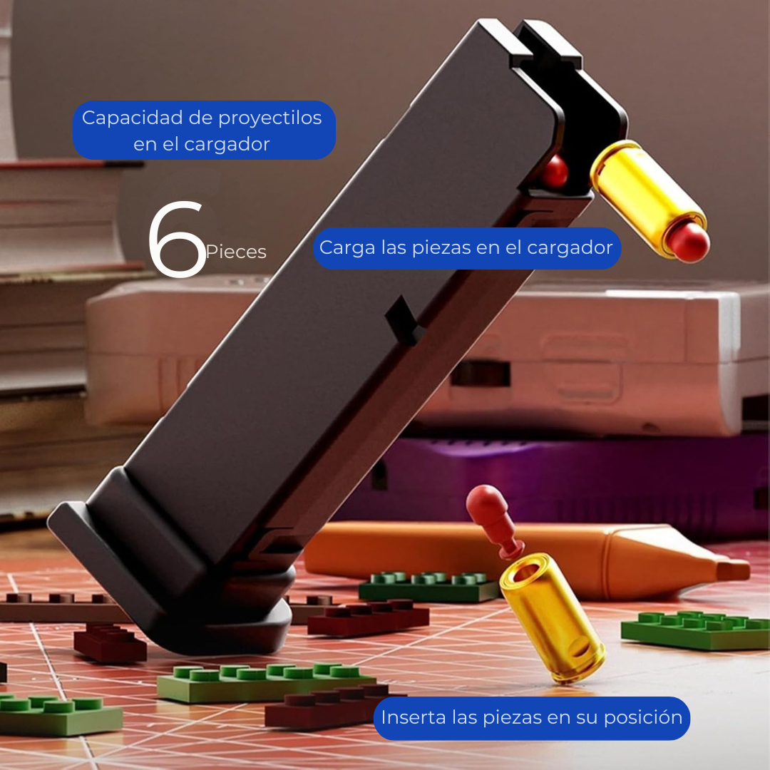 Bricknova -  Pistola Construible de Lego